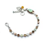 Bracelet by Mariana Woman Beautiful Opal and Topaz Swarovski Crystals - Image 4