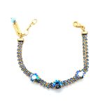 Bracelet by Mariana Woman Gorgeous AB and Sapphire Swarovski Crystals