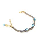 Bracelet by Mariana Woman Gorgeous AB and Sapphire Swarovski Crystals - Image 3