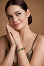 Bracelet by Mariana Woman Charming Topaz and Opal Swarovski Crystals - Image 3