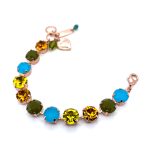 Bracelet by Mariana Woman Charming Topaz and Opal Swarovski Crystals - Image 2