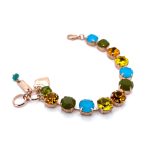 Bracelet by Mariana Woman Charming Topaz and Opal Swarovski Crystals - Image 4