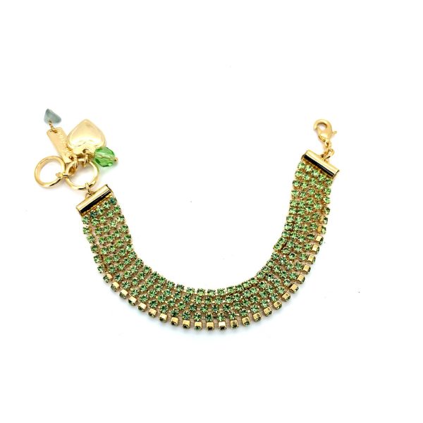 Bracelet by Mariana Woman Charming Peridot Swarovski Crystals