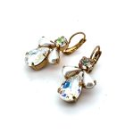 Earrings by Mariana Woman Elegant Pearl and Moonlight Swarovski Crystals - Image 2