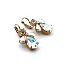 Earrings by Mariana Woman Elegant Pearl and Moonlight Swarovski Crystals - Image 4