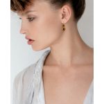 Earrings by Mariana Woman Dainty Topaz Swarovski Crystals - Image 3