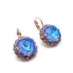 Earrings by Mariana Woman Alluring Ocean Delite and Opal Swarovski Crystals - Image 3