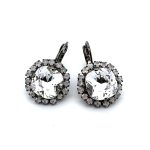 Earrings by Mariana Woman Timeless Clear and Opal Swarovski Crystals