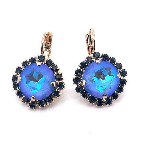 Earrings by Mariana Woman Gorgeous Ocean and Montana Swarovski Crystals