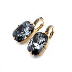 Earrings by Mariana Woman Classy Silver Night Swarovski Crystals - Image 2