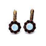 Earrings by Mariana Woman Gorgeous Siam and Opal Swarovski Crystals