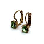 Earrings by Mariana Woman Charming Peridot Swarovski Crystals - Image 2