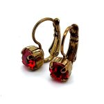 Earrings by Mariana Woman Fab Siam Swarovski Crystals - Image 2