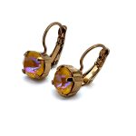 Earrings by Mariana Woman Alluring Amber Swarovski Crystals - Image 2