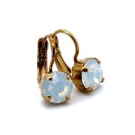 Earrings by Mariana Woman Timeless White Opal Swarovski Crystals - Image 3