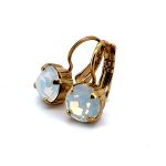Earrings by Mariana Woman Timeless White Opal Swarovski Crystals - Image 2