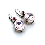 Earrings By Mariana Woman Charming Vintage and Lt. Rose Swarovski Crystals -SP - Image 3