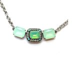 Necklace Pendant by Mariana Woman Gorgeous Turquoise and Opal Swarovski Crystals