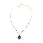Necklace Pendant by Mariana Woman Exquisite Sapphire and Clear Swarovski Crystals - Image 3