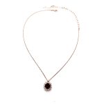 Necklace Pendant by Mariana Woman Stunning Siam and Clear Swarovski Crystals - Image 2
