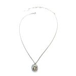 Necklace Pendant by Mariana Woman Charming Golden and Clear Swarovski Crystals - Image 2