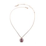 Necklace Pendant by Mariana Woman Lovely Rose and Clear Swarovski Crystals - Image 3
