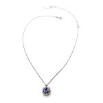 Necklace Pendant by Mariana Woman Glamorous Tanzanite and Clear Swarovski Crystals - Image 3