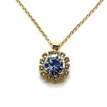 Necklace Pendant by Mariana Woman Precious Clear and Jonquil Swarovski Crystals