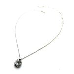 Necklace Pendant by Mariana Woman Classy Clear and Opal Swarovski Crystals - Image 3