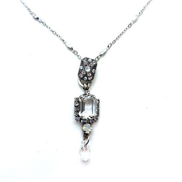 Necklace Pendant by Mariana Woman Sophisticated Clear Swarovski Crystals