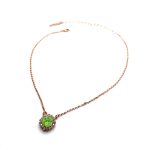 Necklace Pendant by Mariana Woman Charming Peridot and Clear Swarovski Crystals - Image 3