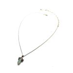 Necklace Pendant by Mariana Woman Elegant Green and Tanzanite Swarovski Crystals - Image 3