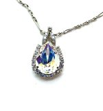 Necklace Pendant by Mariana Woman Alluring Clear and AB Swarovski Crystals