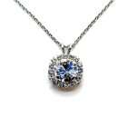 Necklace Pendant by Mariana Woman Classy Clear Swarovski Crystals