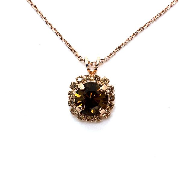 Necklace Pendant by Mariana Woman Exquisite Topaz Swarovski Crystals