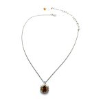 Necklace Pendant by Mariana Woman Sassy Topaz and Moonlight Swarovski Crystals - Image 2