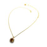 Necklace Pendant by Mariana Woman Beautiful Topaz and Moonlight Swarovski Crystals - Image 3