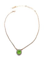 Necklace Pendant by Mariana Woman Beautiful Peridot and Clear Swarovski Crystals - Image 2