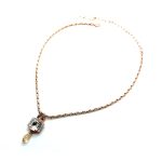 Necklace Pendant by Mariana Woman Fab Clear and Topaz Swarovski Crystals - Image 3