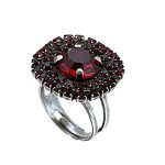 Ring by Mariana Woman Sophisticated Siam Swarovski Crystals - Image 2