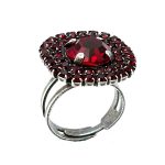 Ring by Mariana Woman Sophisticated Siam Swarovski Crystals