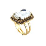 Ring by Mariana Woman Timeless Clear Swarovski Crystals