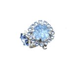 Ring by Mariana Woman Gorgeous Sapphire Swarovski Crystals - Image 3