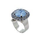 Ring by Mariana Woman Gorgeous Sapphire Swarovski Crystals - Image 2
