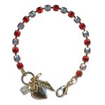 Bracelet by Mariana Woman Sassy Siam and AB Swarovski Crystals - Image 2