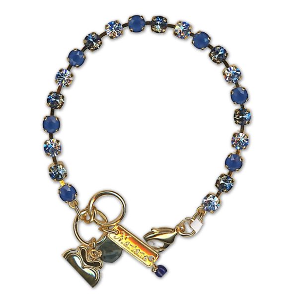 Bracelet by Mariana Woman Gorgeous Blue Swarovski Crystals