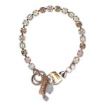 Bracelet by Mariana Woman Lovely Pearl and Pink Swarovski Crystals - Image 3