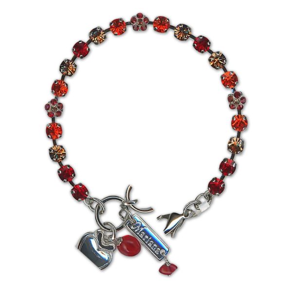 Bracelet by Mariana Woman Fab Siam and Topaz Swarovski Crystals