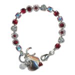 Bracelet by Mariana Woman Stunning Ruby and AB Swarovski Crystals