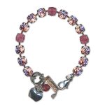 Bracelet by Mariana Woman Lovely Rose Swarovski Crystals - Image 2